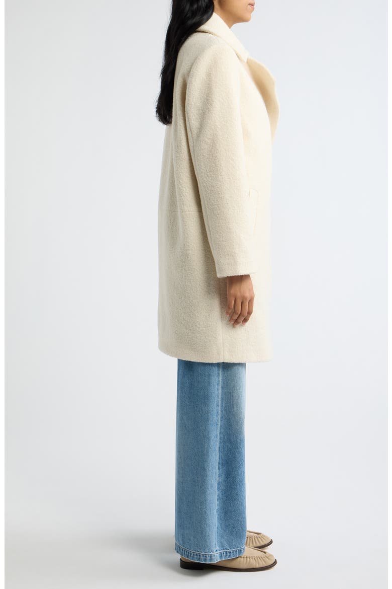 Boucle Coat, Alternate, color, CREAM