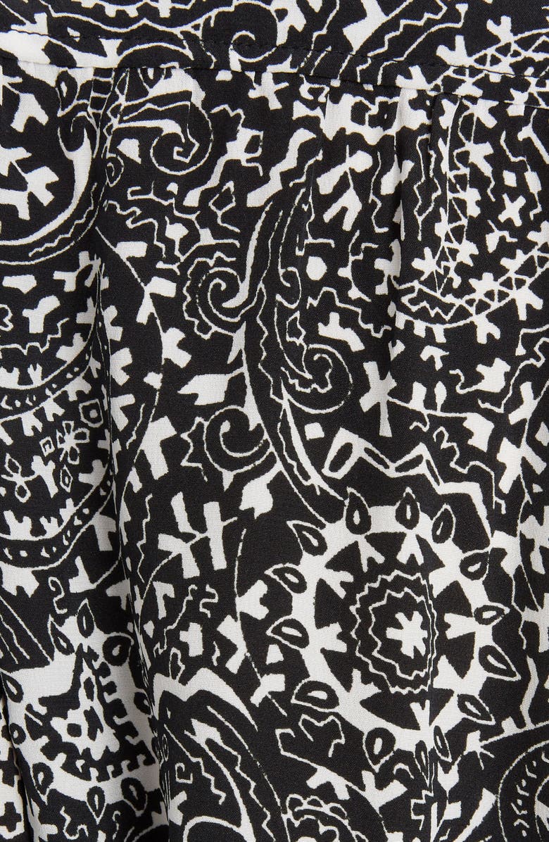 Isabel Marant Paisley Print Silk Blouse, Alternate, color,