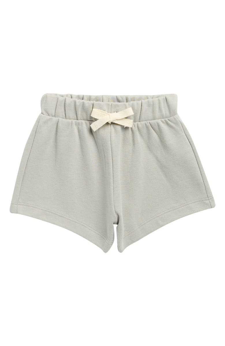 QUINCY MAE Kids' Play Organic Cotton Shorts, Main, color, Sage