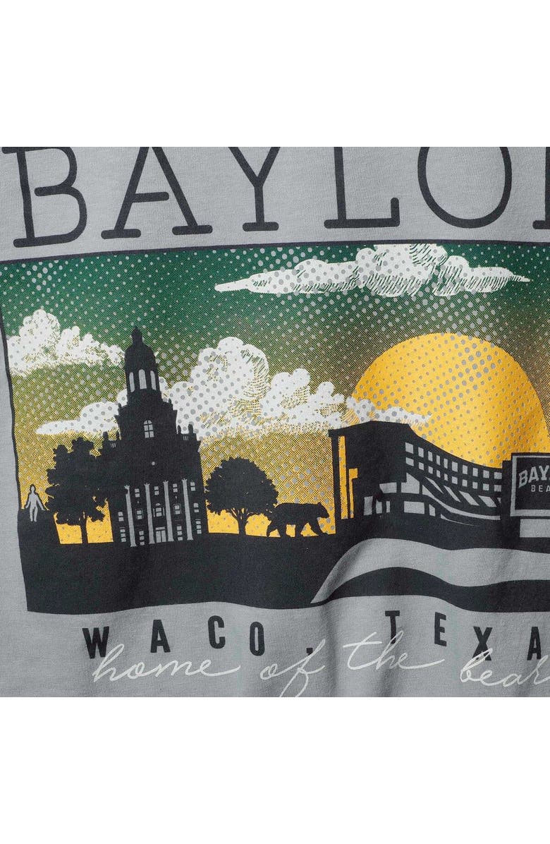 IMAGE ONE Men's Gray Baylor Bears Team Comfort Colors Campus Scenery T-Shirt, Alternate, color, Gray