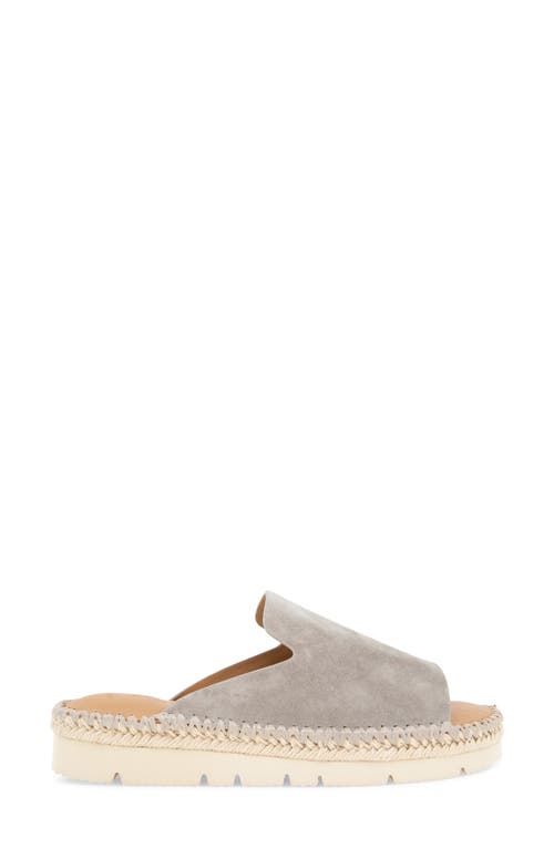 Shop Gentle Souls By Kenneth Cole Gentle Souls Leilani Slide Sandal In Dark Taupe Suede