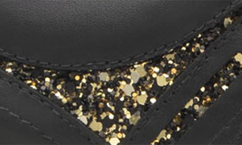 Nerogiardini Glitter Side Zip Platform Sneaker In Black