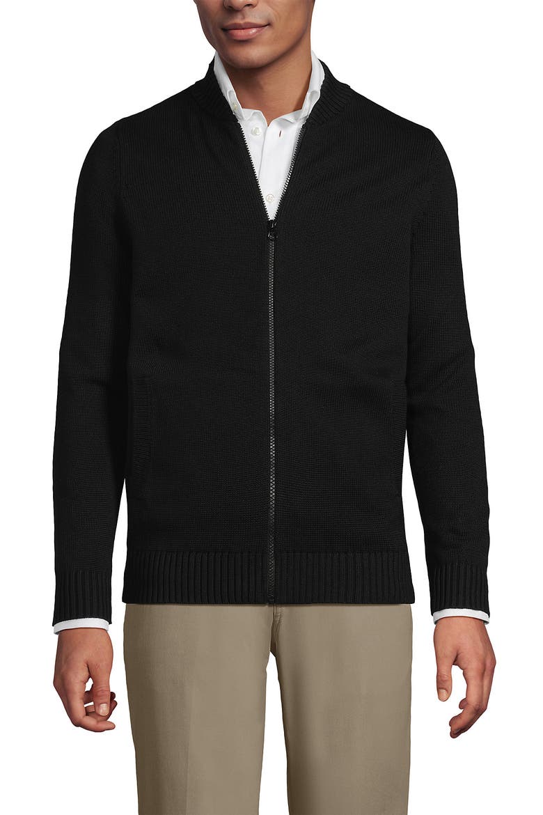 School Uniform Adult Legacy Full Zip Cardigan, Alternate, color, Black