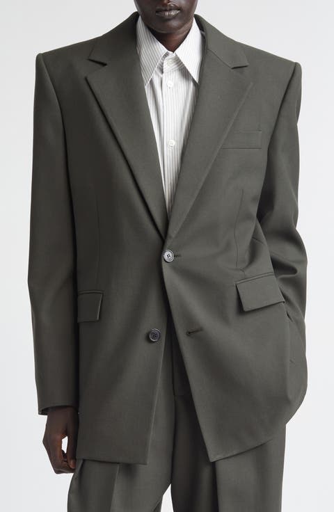 Single Breasted Wool Jacket