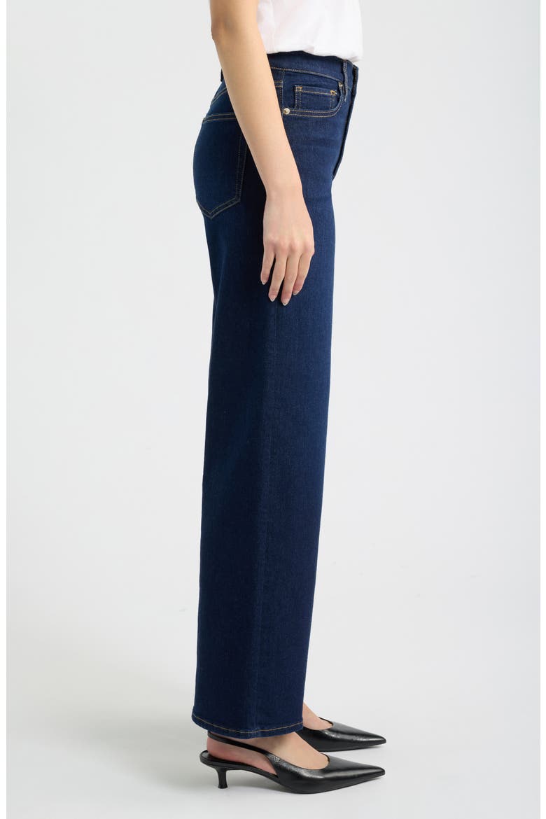 Le Slim Palazzo High Waist Wide Leg Jeans, Alternate, color, FAIRWAY