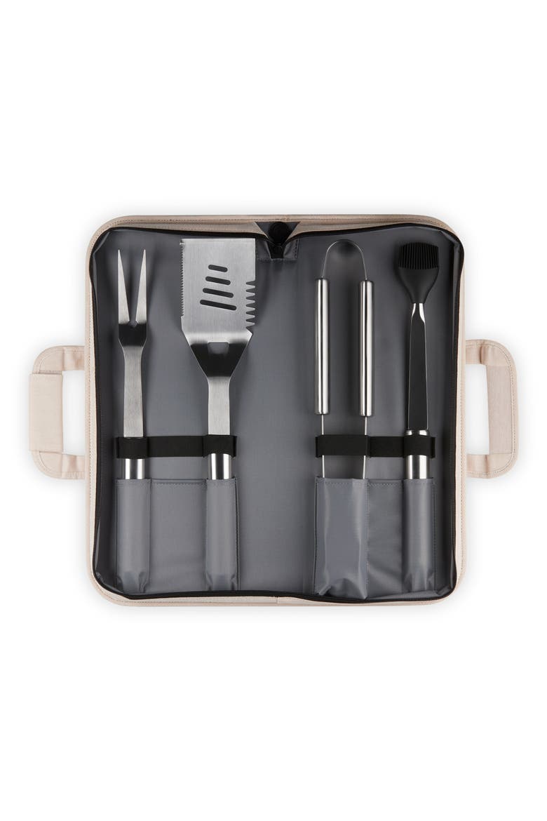 Outdoor 5-Piece Grilling Tools Set, Alternate, color, STAINLESS STEEL