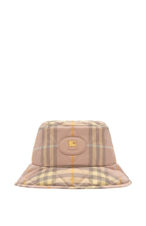 Quilted Horseshoe Bucket Hat