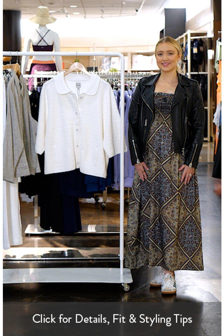 Elbow Sleeve Textured Knit Jacket video