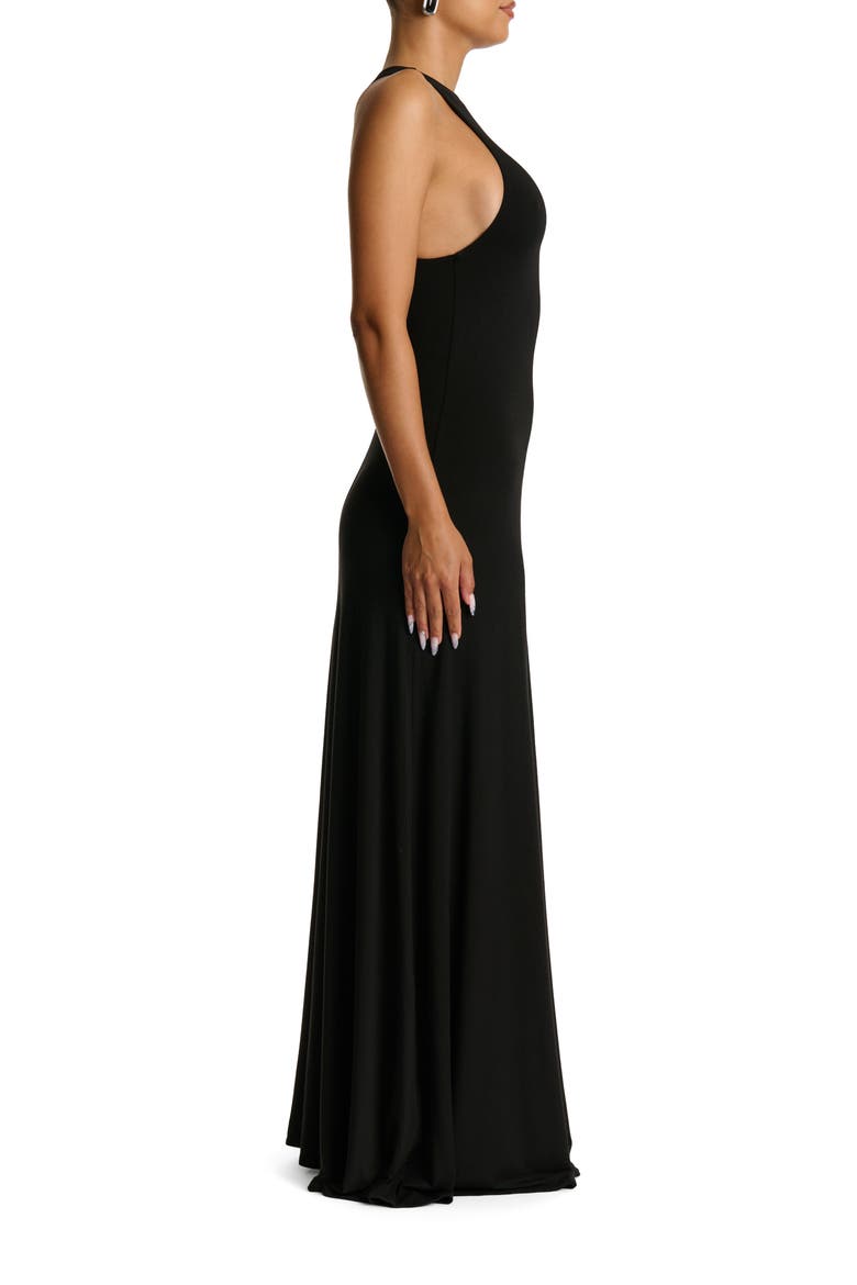 Smooth Maxi Dress, Alternate, color, BLACK