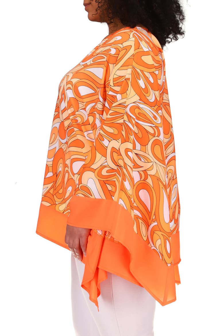 Super Groovy Handkerchief Top, Alternate, color, MANDARIN