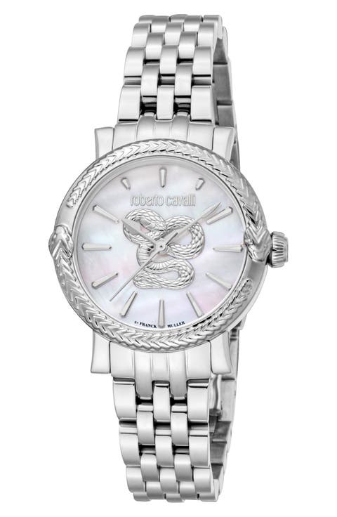 Mother-of-Pearl Bracelet Watch, 30mm
