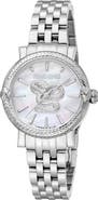 Roberto Cavalli by Franck Muller Mother-of-Pearl Bracelet Watch, 30mm