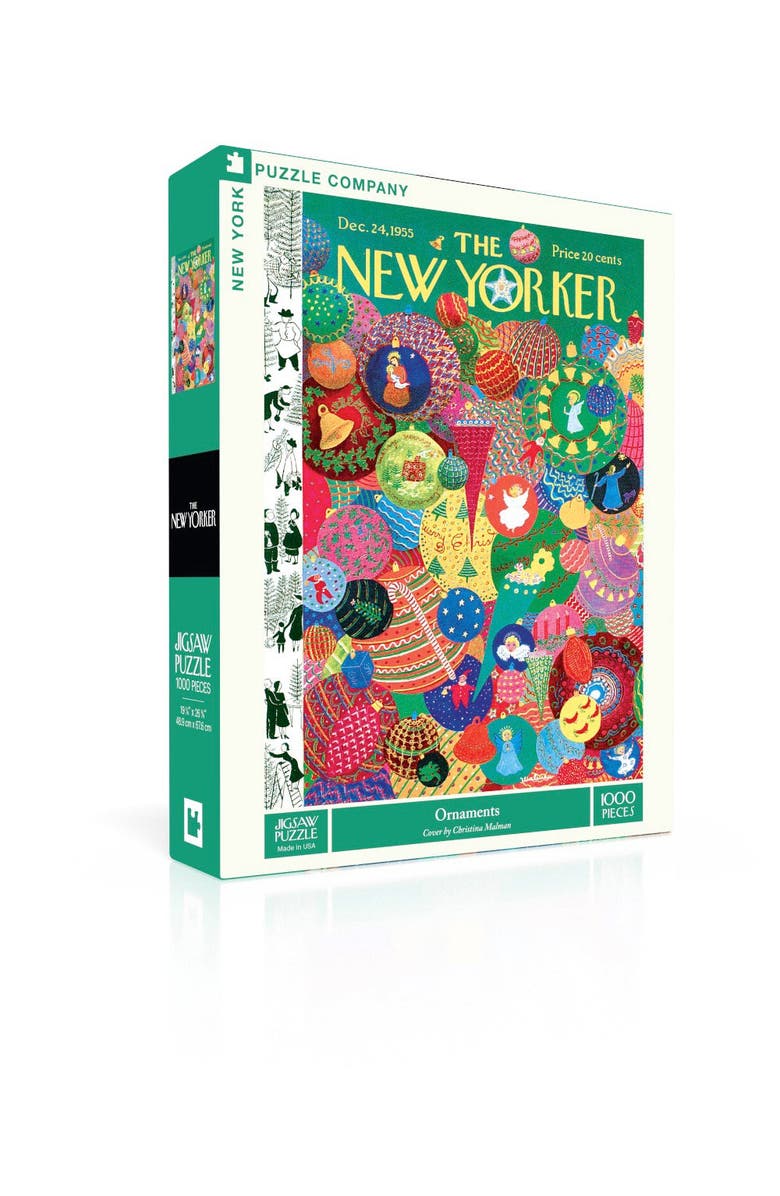 NEW YORK PUZZLE COMPANY Ornaments 1000 Piece Puzzle, Alternate, color, 
