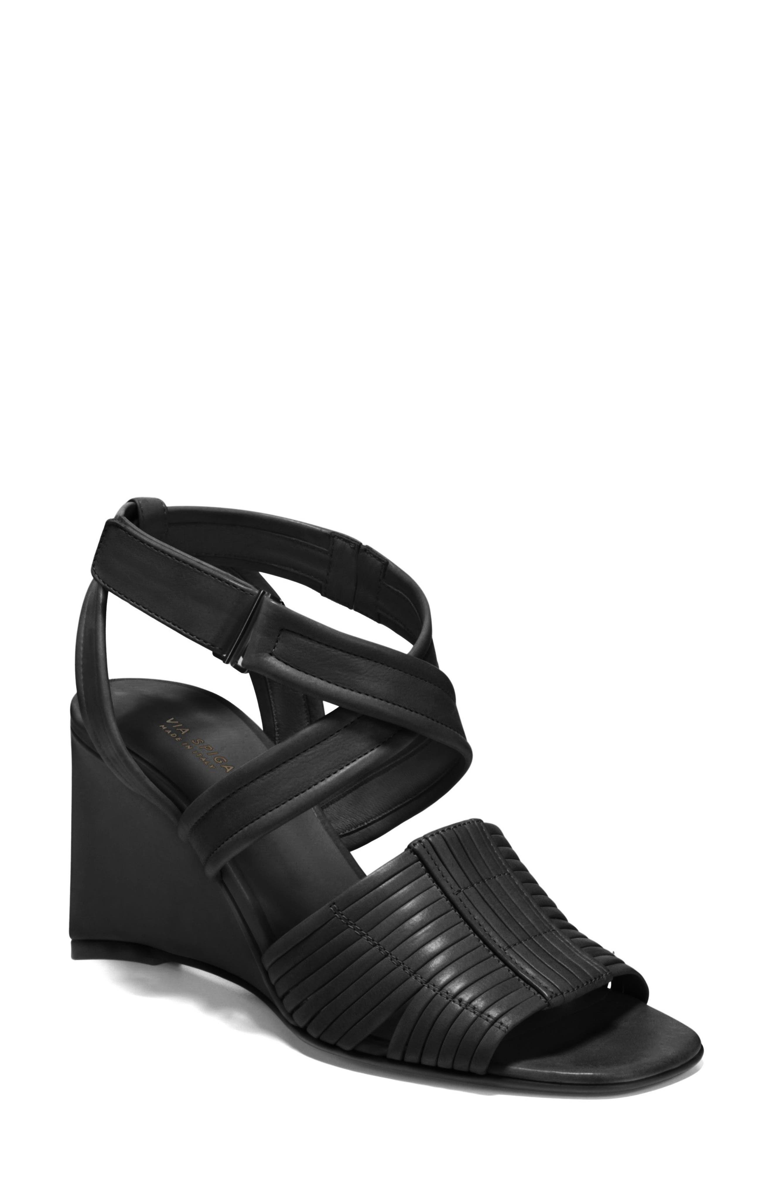 Robyn II Wedge Sandal, Main, color, MULTI LEATHER