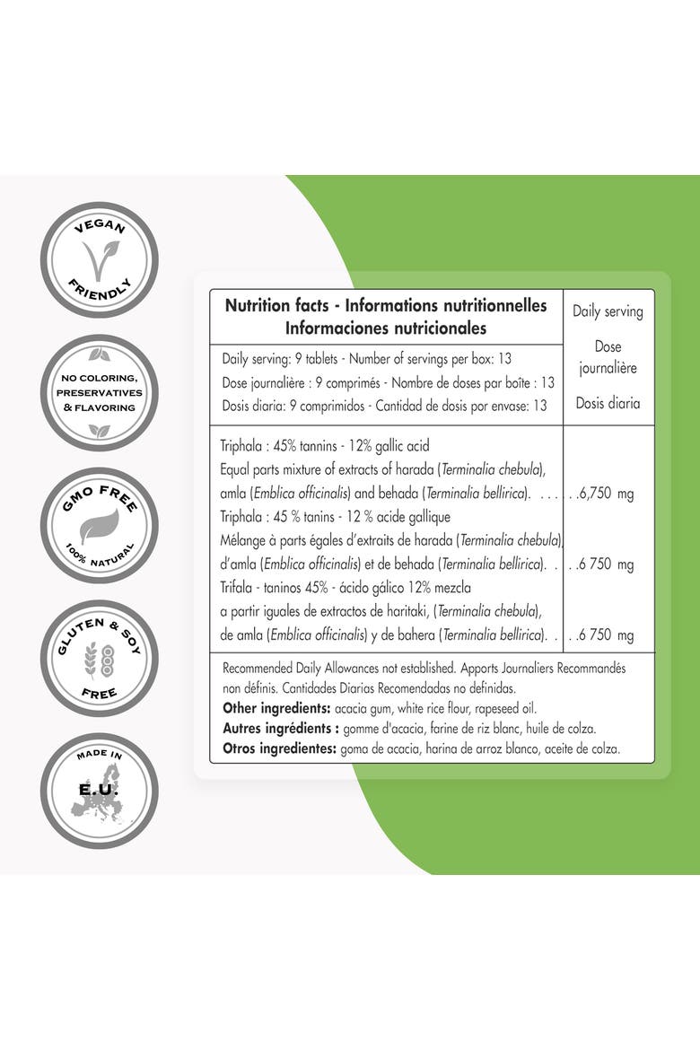 Triphala 6.75 g per Day, Alternate, color, None