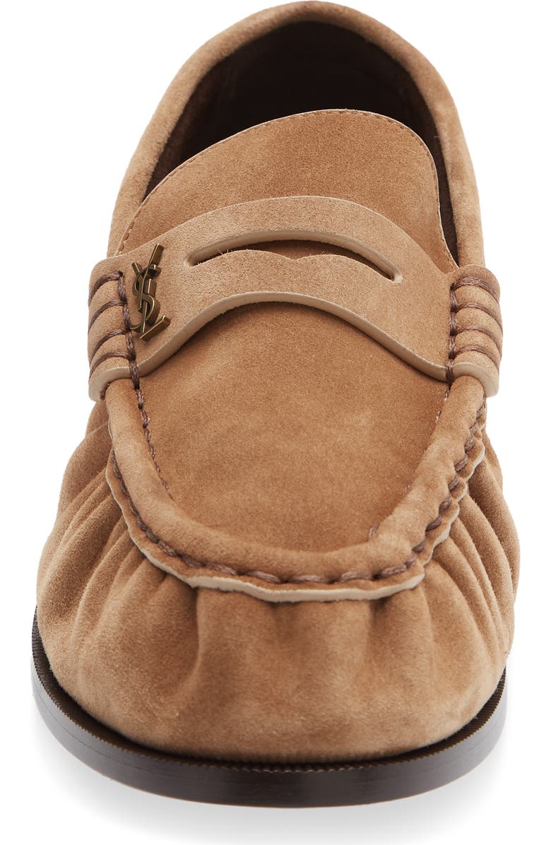 Saint Laurent Le Loafer, Alternate, color, Beige