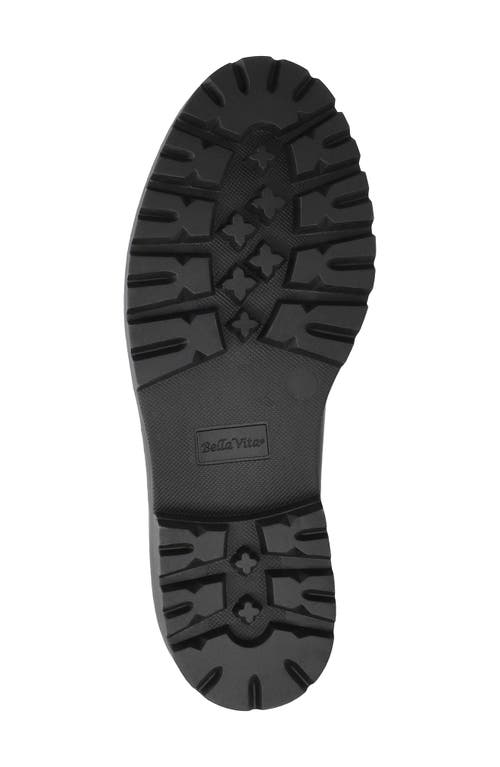 Bella Vita Avalon Lug Sole Loafer In Black