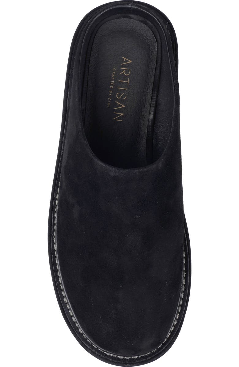 Artisan Crafted By Zigi Bizzy Platform Clog, Alternate, color, Black Suede