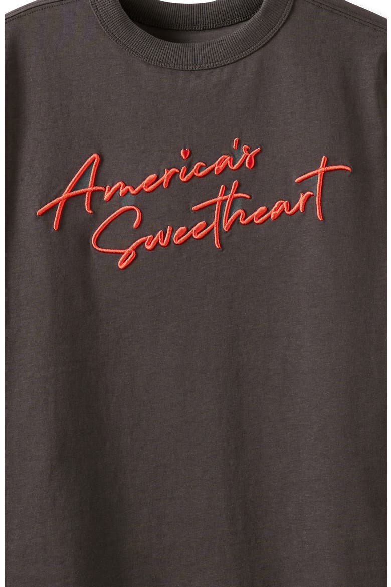 Kid's Essential Short Sleeve Graphic Tee, Alternate, color, Phantom America S Sweetheart