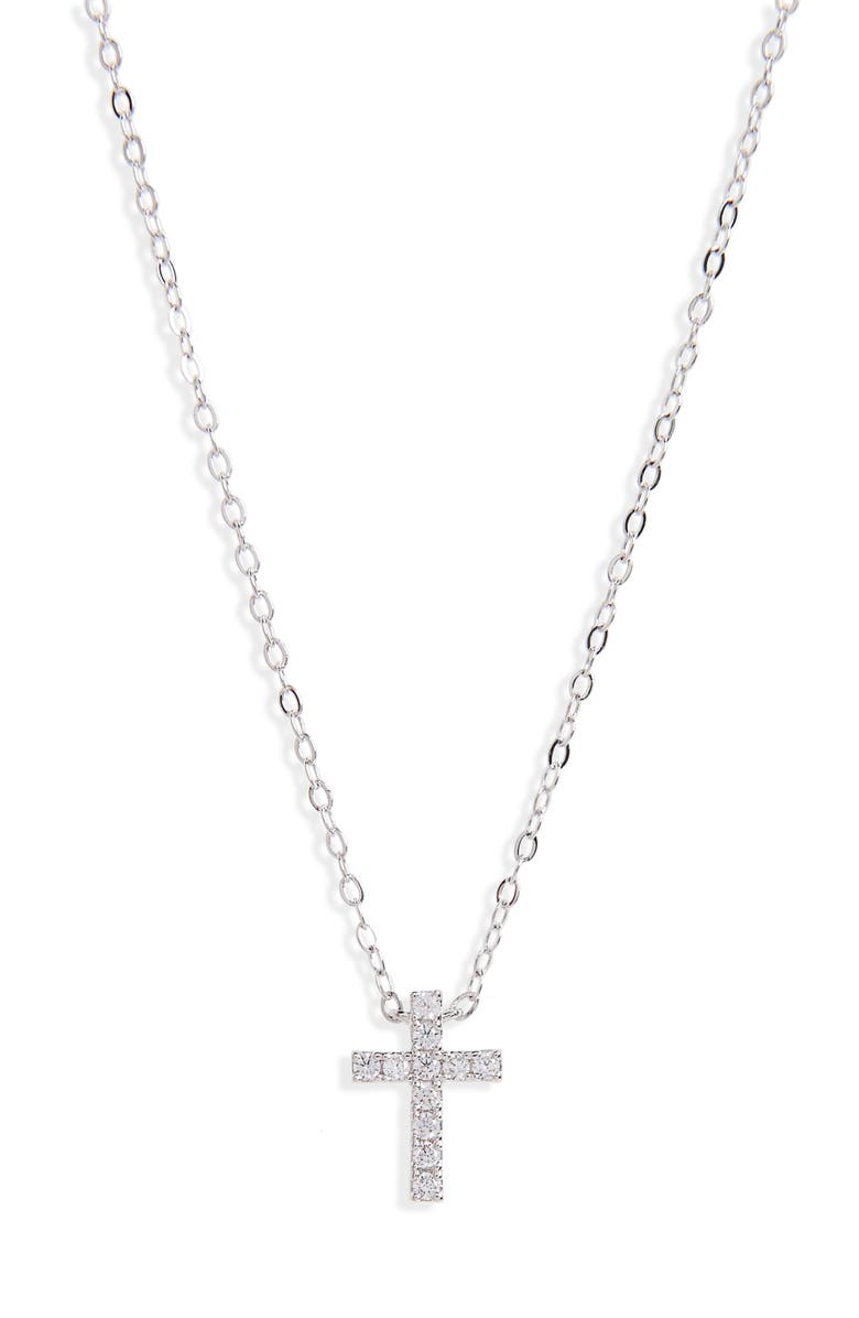 Nadri Cross Necklace, Alternate, color,