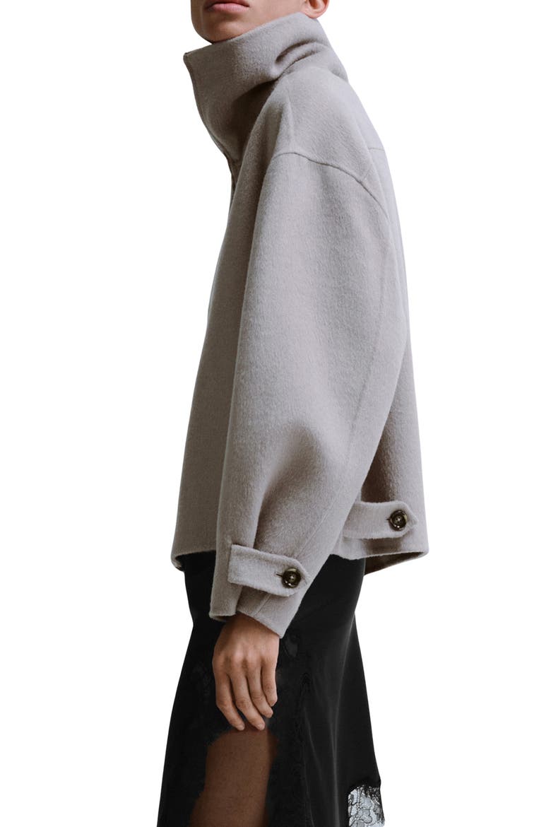 Wool Blend Jacket, Alternate, color, GREY