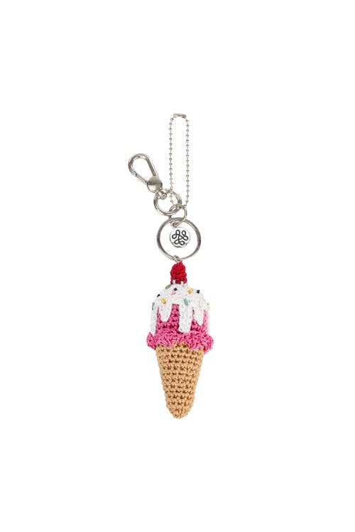 The Sak Yarnicharmz Hand Crochet Dangle In Neutral