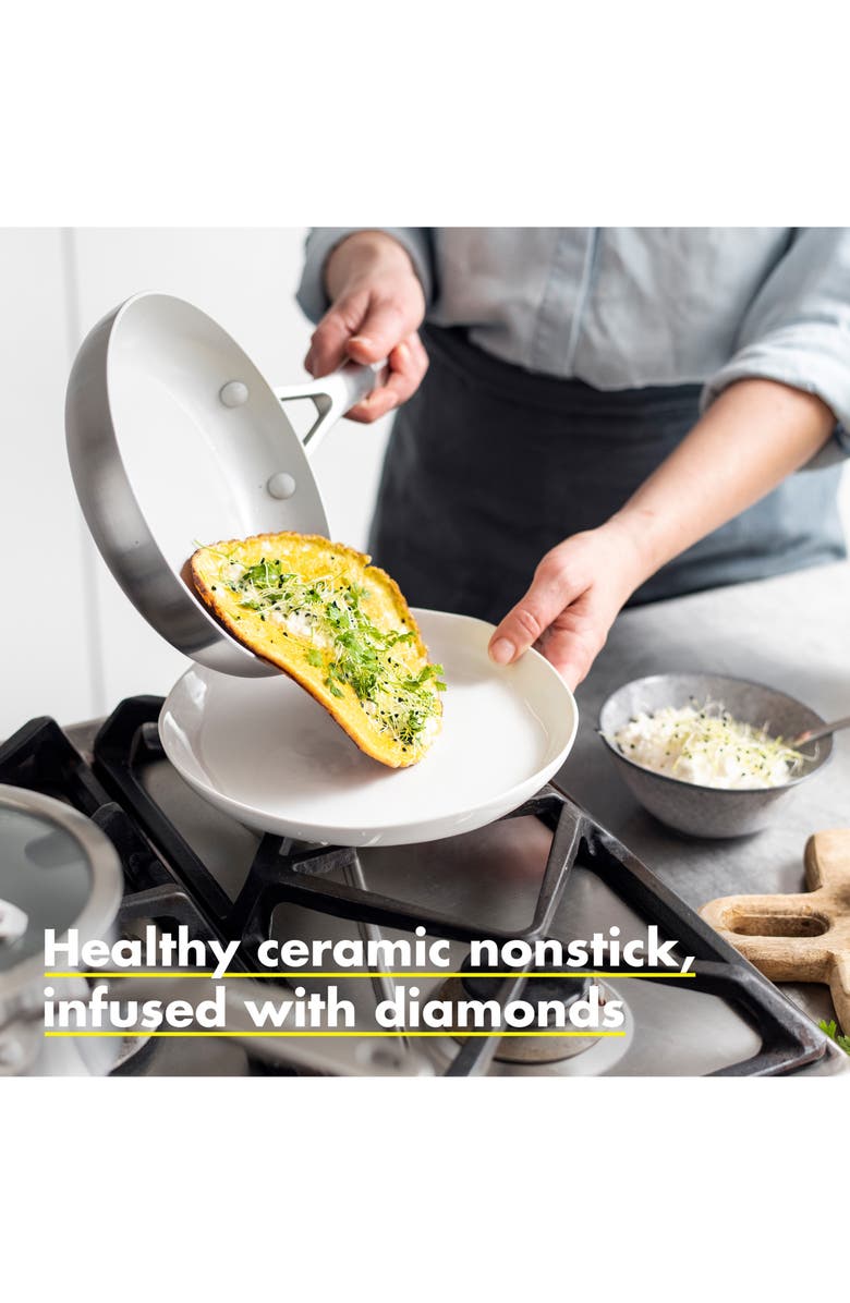 GreenPan Venice Pro 11-Inch Stainless Steel Ceramic Nonstick Fry Pan, Alternate, color,