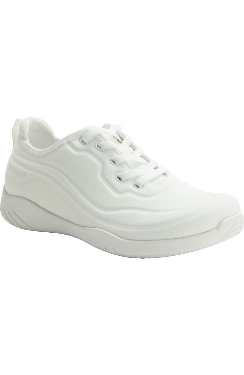 Alegria by PG Lite Liber8 Water Repellent Sneaker, Main, color, White