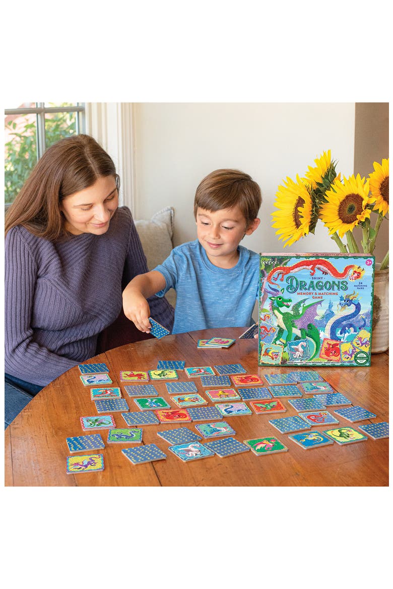 Dragons Shiny Memory & Matching Card Game, Alternate, color, MULTI