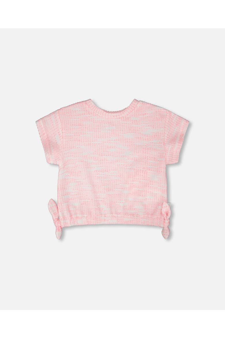 Short Sleeve Jacquard Knit T-Shirt, Main, color, Multicolor