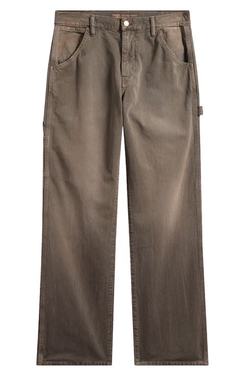 Cooper High Waist Straight Leg Carpenter Jeans