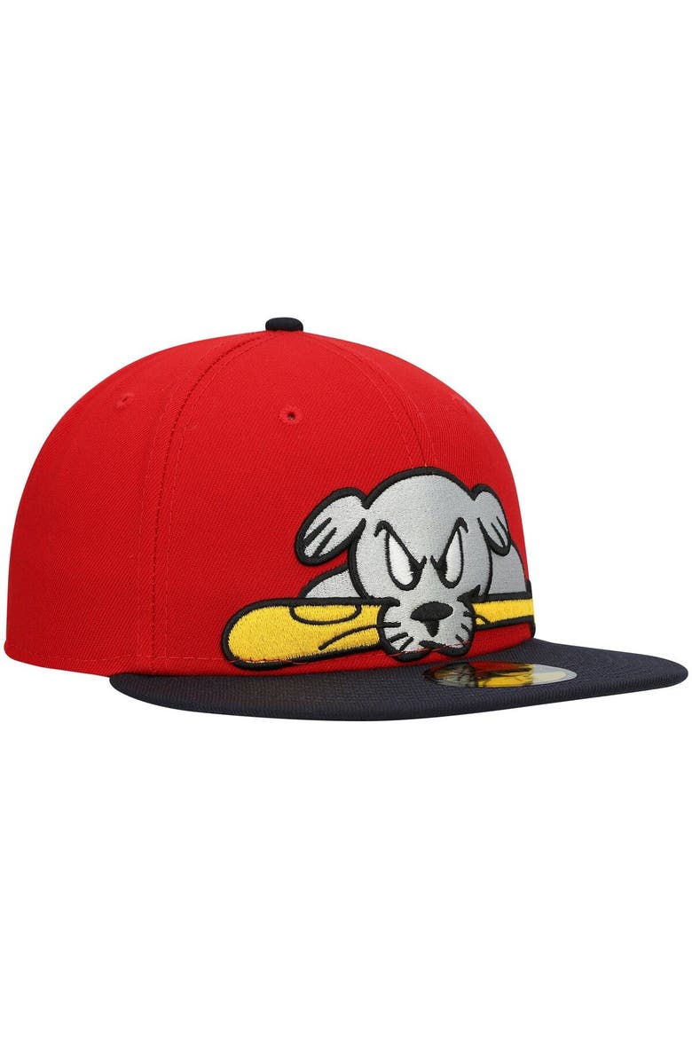 Men's New Era Red Portland Sea Dogs Authentic Collection Team Alternate 59FIFTY Fitted Hat, Alternate, color, Red