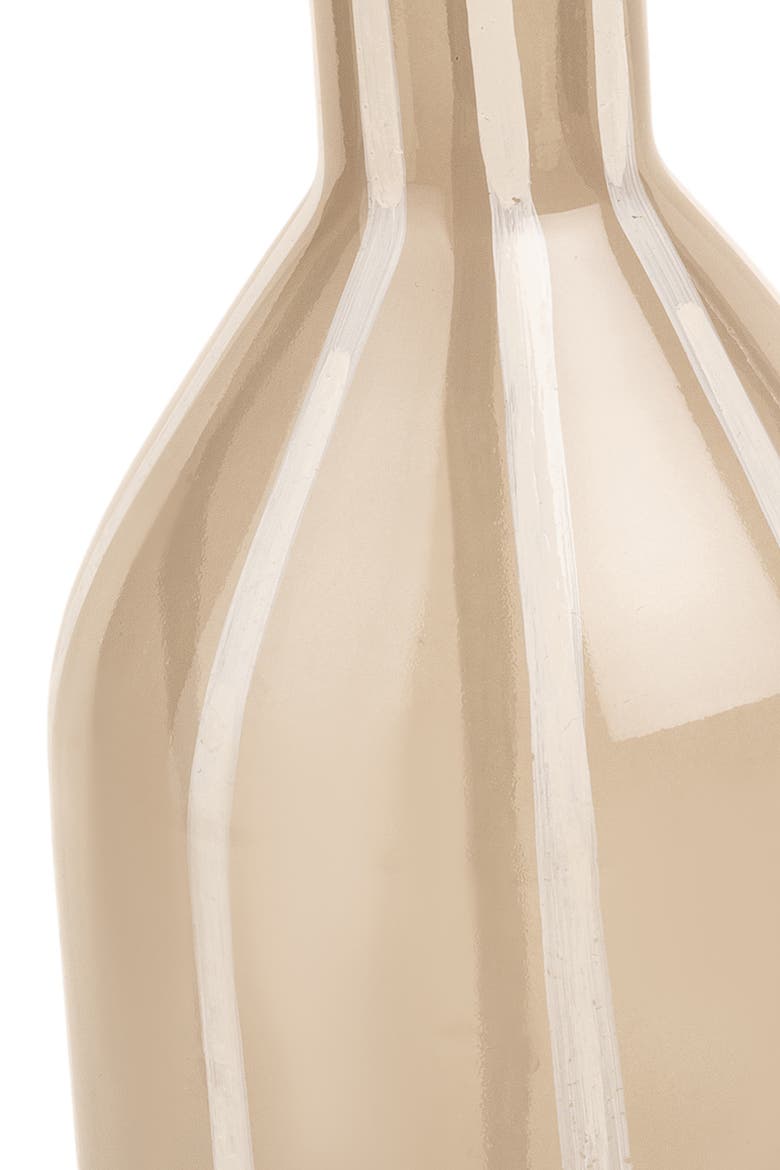 Aravali  Hand Painted Glass Decorative Object 2 Piece Set, Alternate, color, Beige