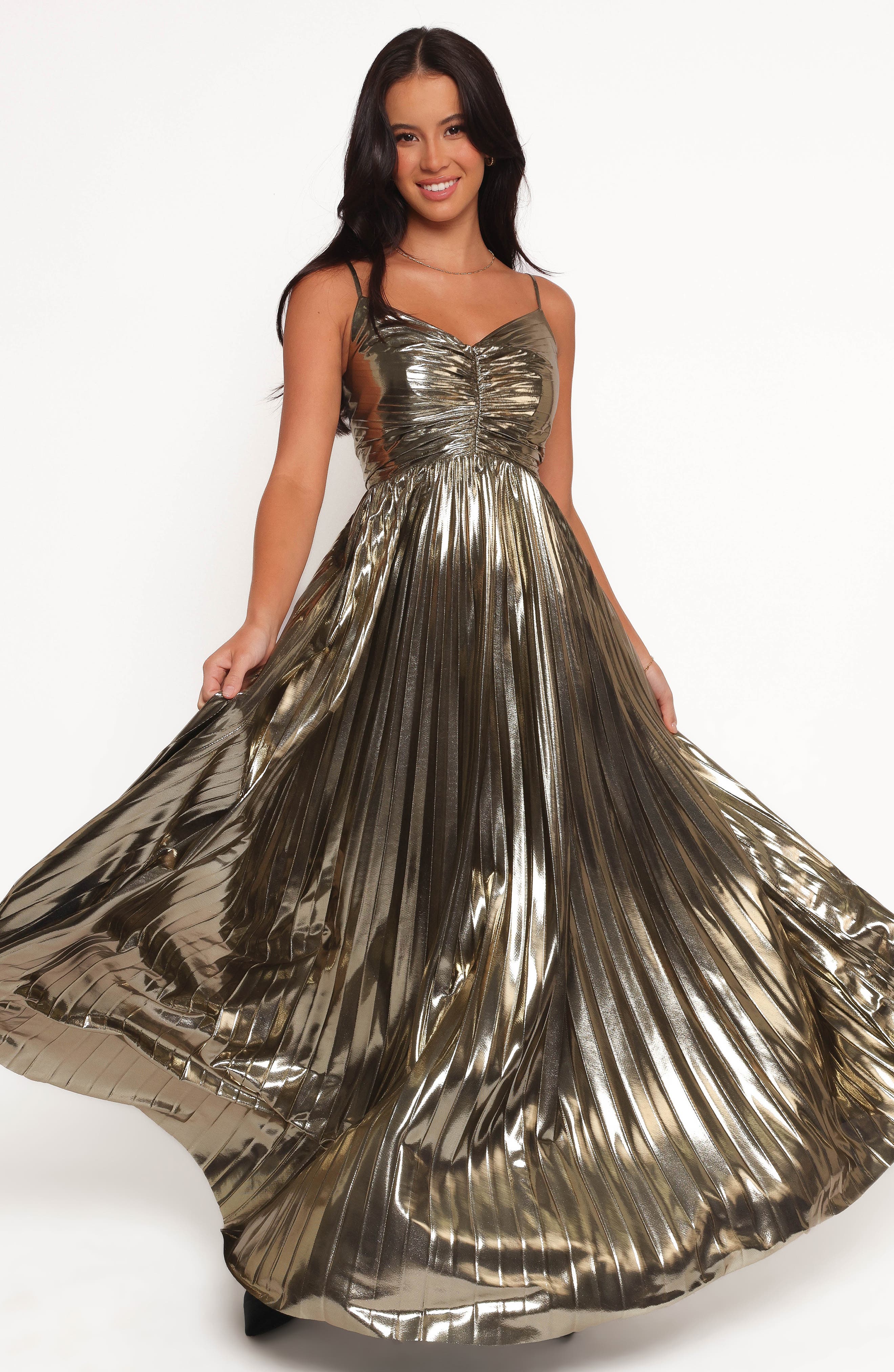 nordstrom naira pleated maxi dress Petal and Pup Women's Naira Pleated Maxi Dress