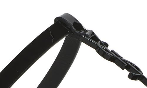 SAINT LAURENT SAINT LAURENT CASSANDRA YSL LOGO T-STRAP SANDAL 