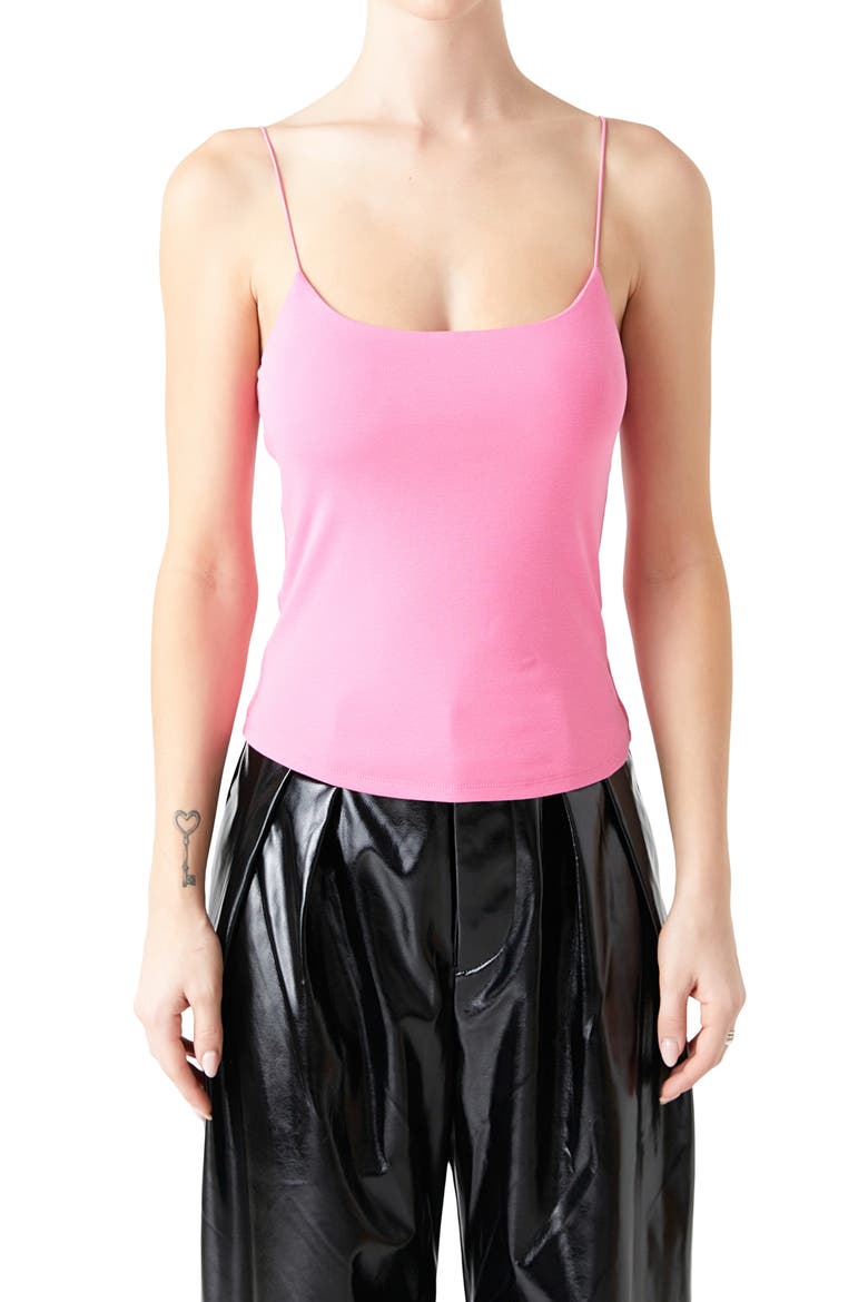 Jersey Camisole, Alternate, color, PINK