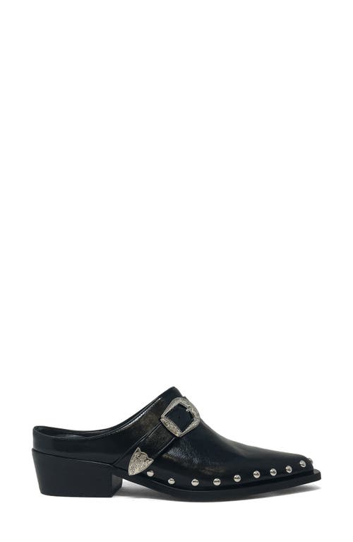 Shushop Tessa Studded Mule In Black