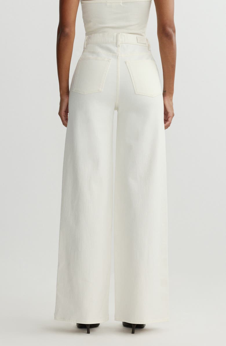 DL1961 Hepburn High Waist Ankle Wide Leg Jeans, Alternate, color, Eggshell