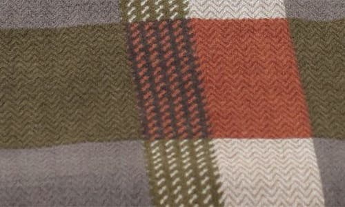 La Fiorentina Checkered Print Lightweight Wrap In Green
