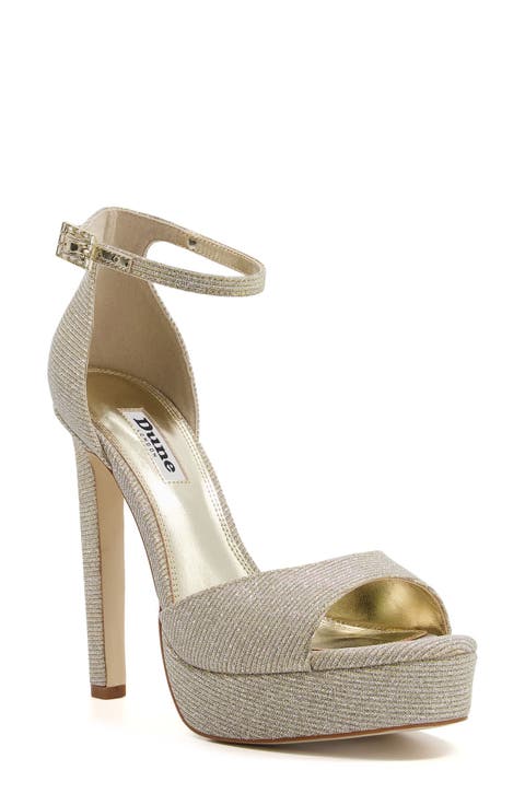 Mascots Platform Ankle Strap Sandal (Women)