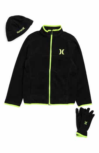 Hurley Kids' Fleece Jacket, Gloves & Hat Set