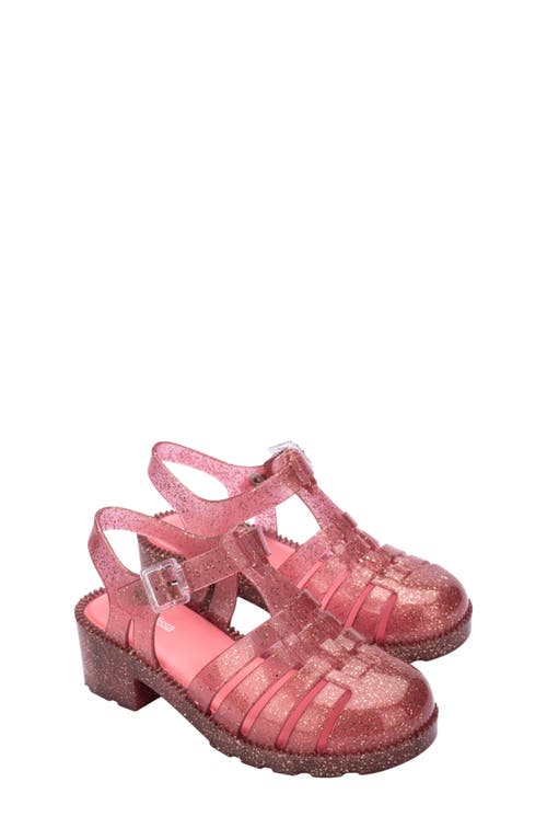 Mini Melissa Posession Jelly Fisherman Sandal In Pink