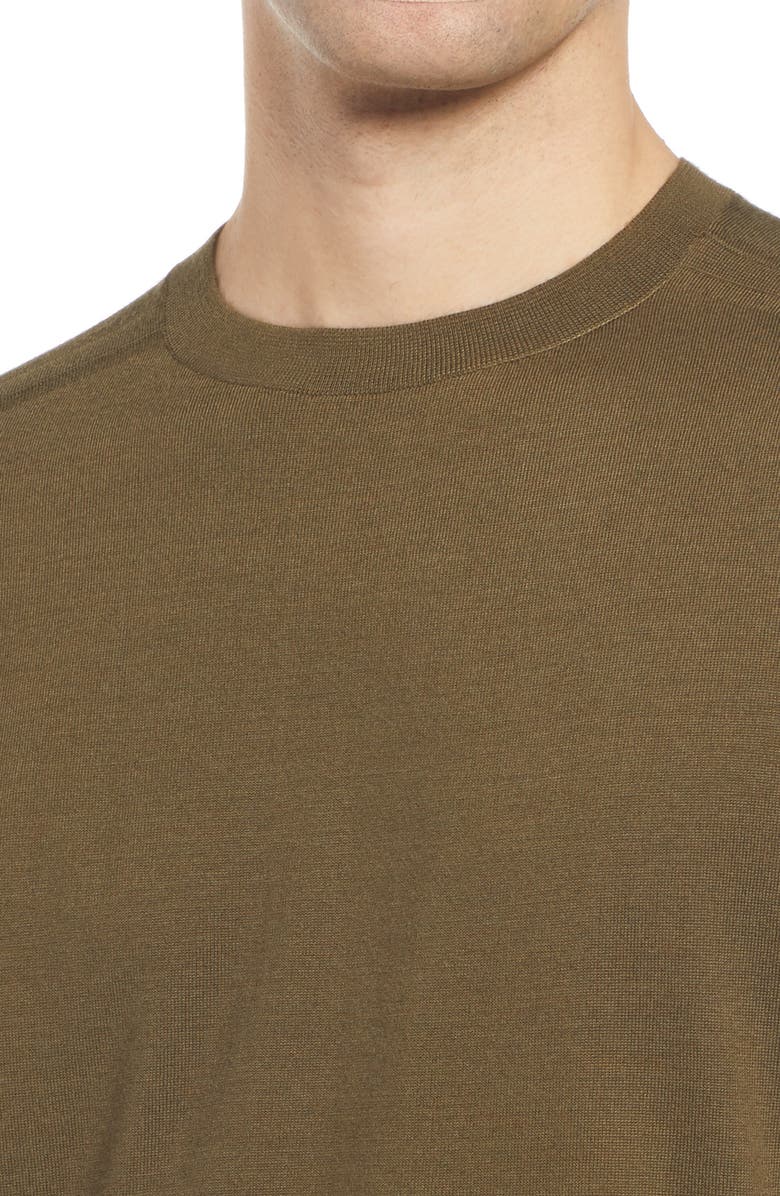 Nordstrom Tech-Smart Crewneck Sweater, Alternate, color, Olive Dark