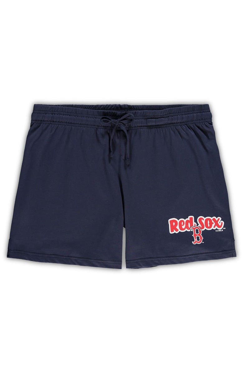 CONCEPTS SPORT Women's Concepts Sport Navy Boston Red Sox Plus Size Cloud Tank Top & Shorts Sleep Set, Alternate, color, Navy