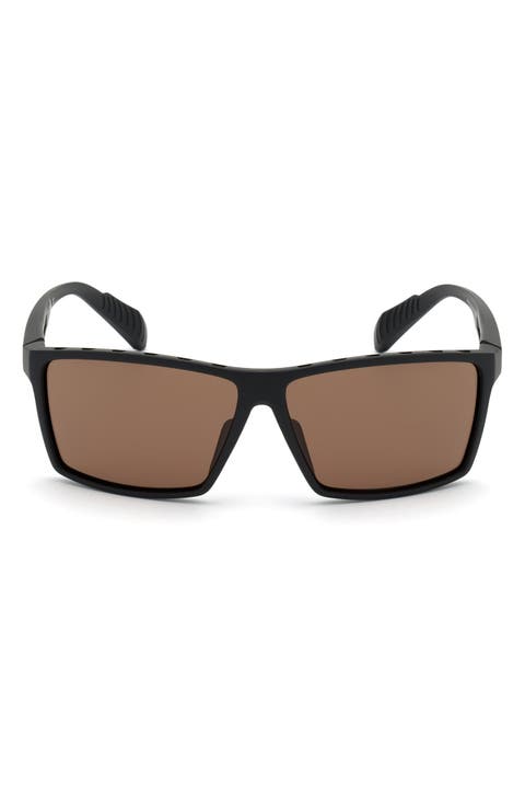 63mm Rectangular Sunglasses