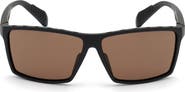 adidas 63mm Rectangular Sunglasses