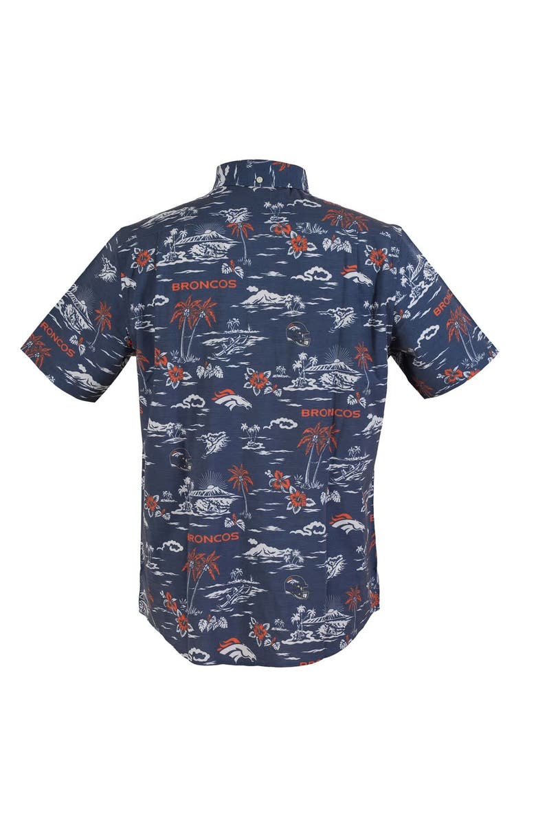 Reyn Spooner Men's Reyn Spooner Navy Denver Broncos Kekai Performance Button-Down Shirt, Alternate, color, Navy