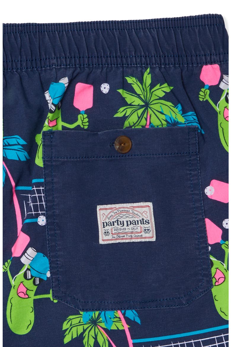 Dink Responsibly Swim Trunks, Alternate, color, NAVY BLUE