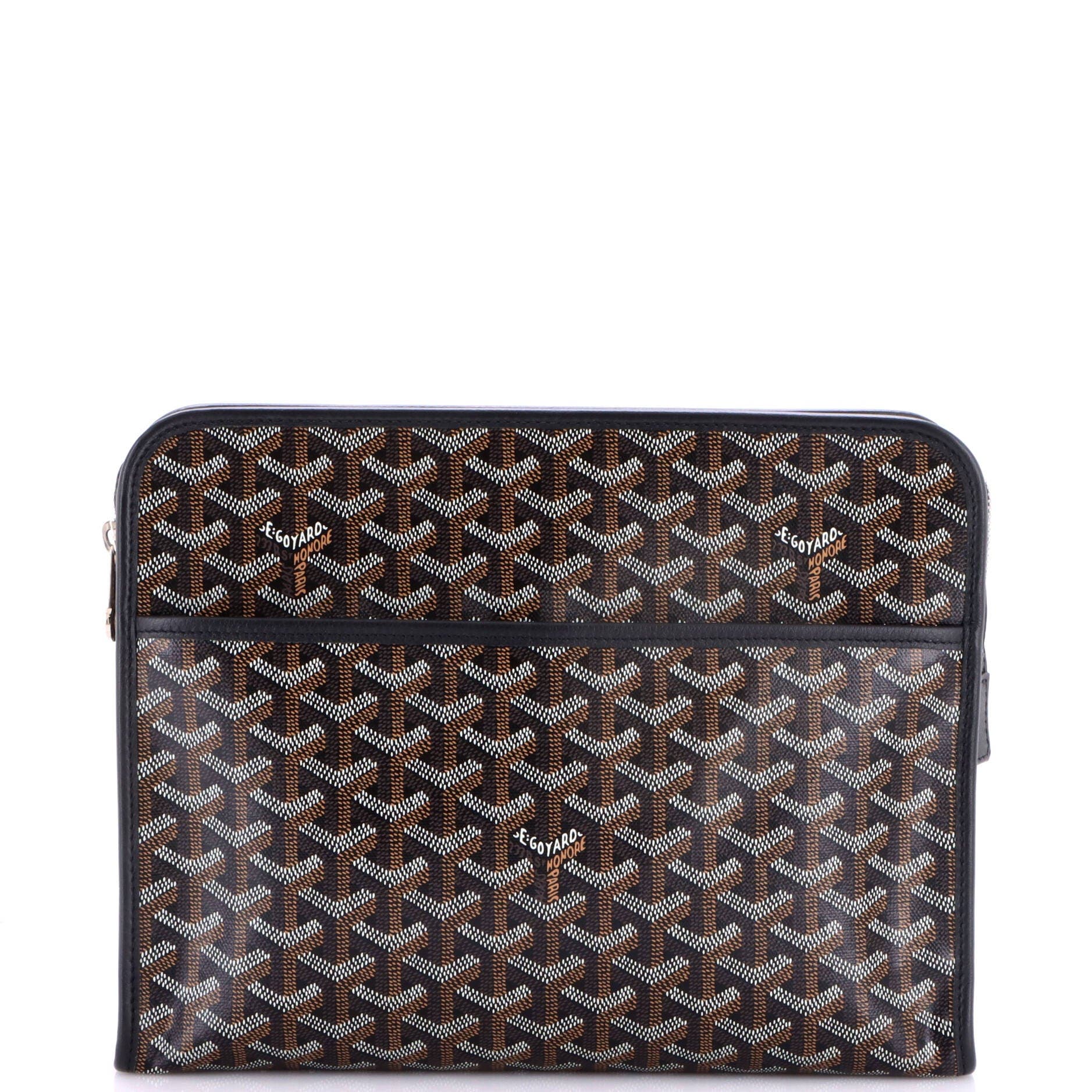 Jouvence Toiletry Pouch Coated Canvas GM, Main, color, Black