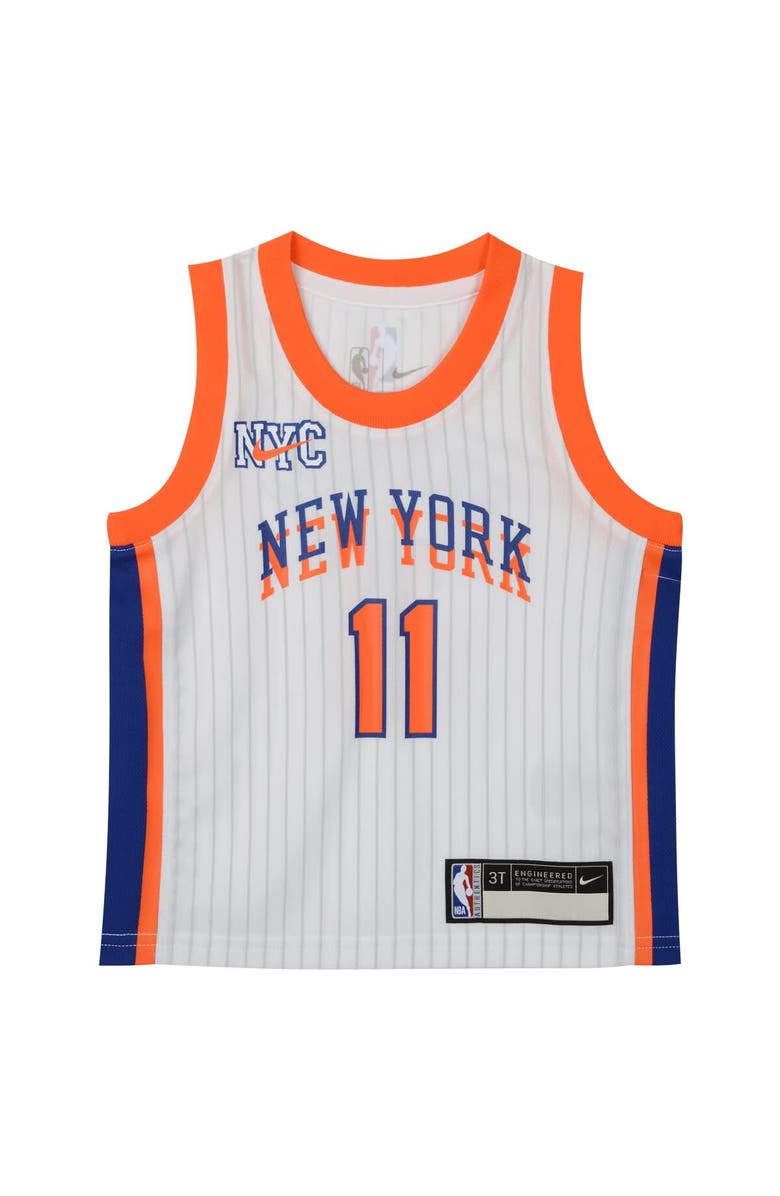 Nike Toddler Nike Jalen Brunson White New York Knicks 2024/25 Swingman Player Jersey - City Edition, Alternate, color,